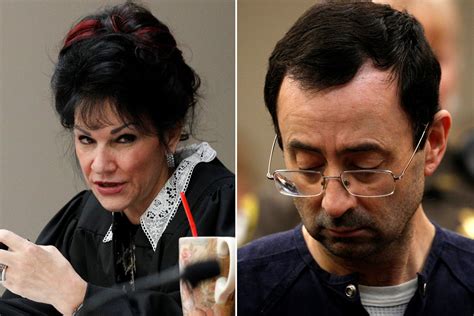 Judge To Larry Nassar ‘i Just Signed Your Death Warrant