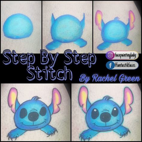 Step by step stitch | Face painting, Face painting easy, Face painting ...