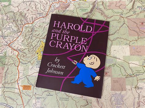 Harold and the Purple Crayon children's book - Purple Lizard Maps