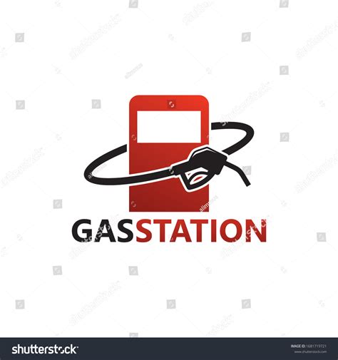 Gas Station Logo Template Design Stock Vector (Royalty Free) 1681719721 ...