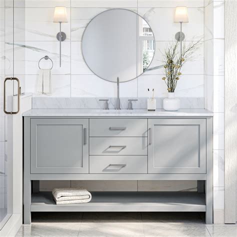 Winston Porter Padraigin 61 Single Bathroom Vanity With Carrara