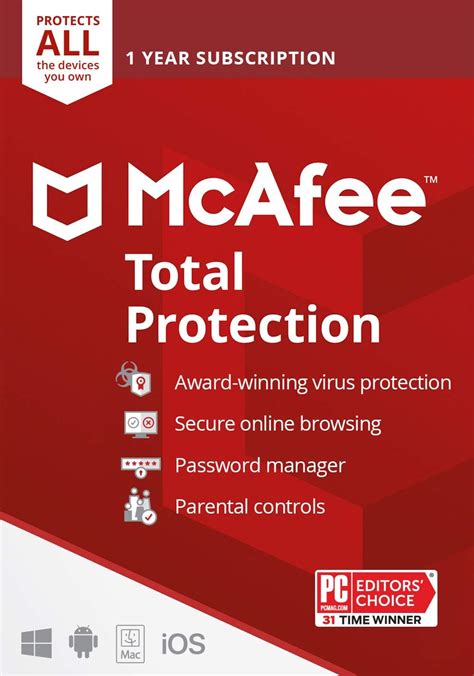 Mcafee Total Protection Unlimited Devices Antivirus Internet