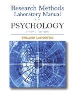 Research Methods Laboratory Manual For Psychology Nd Edition Unknown