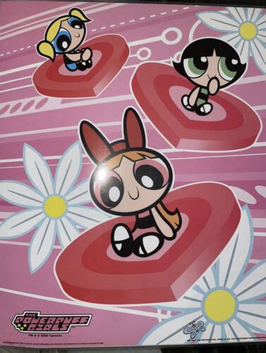 Powerpuff Girls 2000 Laminated 16 By 20 In Poster Brand New Y2k