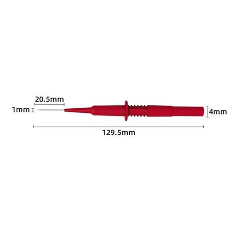 Isolierung Piercing Nadel Testsonde Set Mit F R Mm Bananenstecker Er