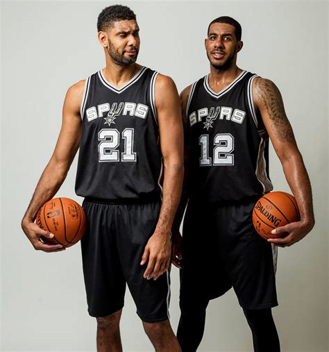 Tim Duncan Poses For A Portrait By Clarke Evans