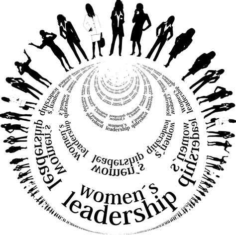 Download Women Leadership Silhouette Circle