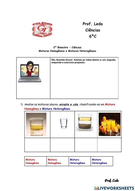 Processos De Separação De Mistura Homogenea E Heterogenea
