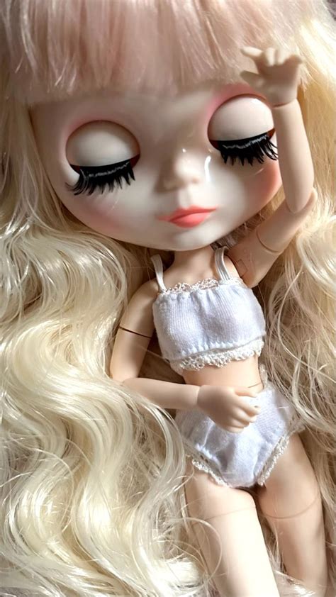Blythe Doll Nude Blonde Hair Glossy Face Puppet Collectible Toys Christmas Gifts EBay