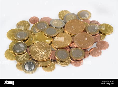 Goldm Nzen Eurogeld Symbolfoto Geld M Nzen Stock Photo Alamy