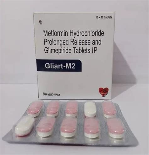 Glimepiride 2mg Metformin 500 Mg Tablets At Rs 860 Box Of 100 Pieces