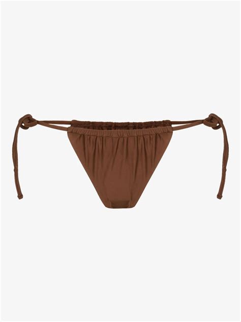 Abysse Misty String Bikini Bottoms Browns