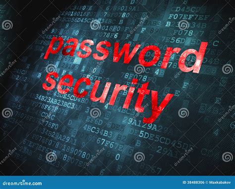 Password Security On Digital Background Stock Illustration Illustration Of Defend Online