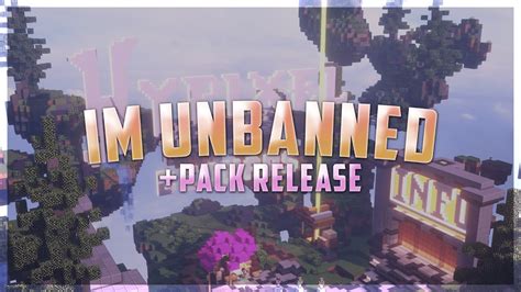 Im Unbanned On Hypixel Pack Release Youtube