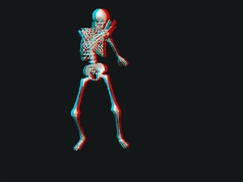 Skeleton Pixel Art GIF