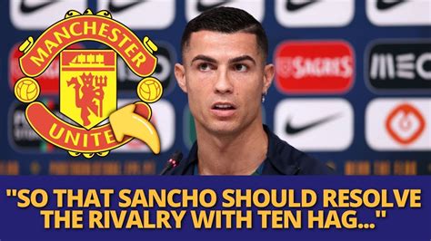 NOW CRISTIANO RONALDO TOLD SANCHO HOW TO IMMEDIATELY END THE RIVALRY