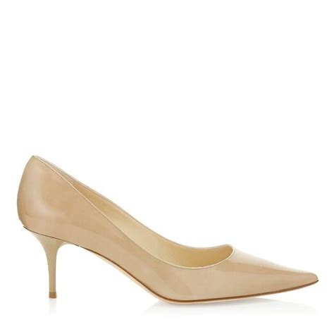 Jimmy Choo Aurora Pumps In Nude Patent Leather Ufo No More