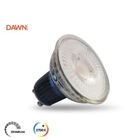 DAWN LED SIJALICA DIMABILNA GU10 7W 2700K 560lm 36