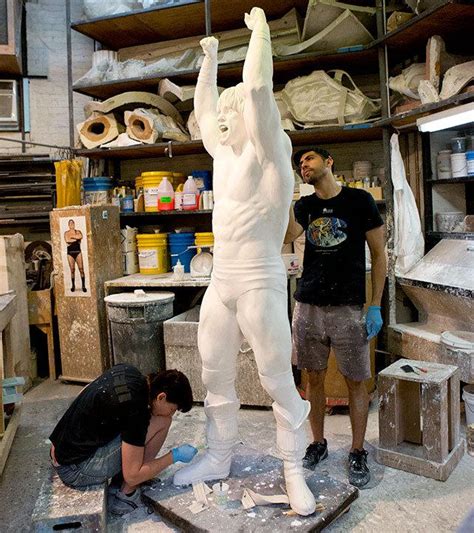 The Making Of The Ultimate Warrior Statue Photos Wwe