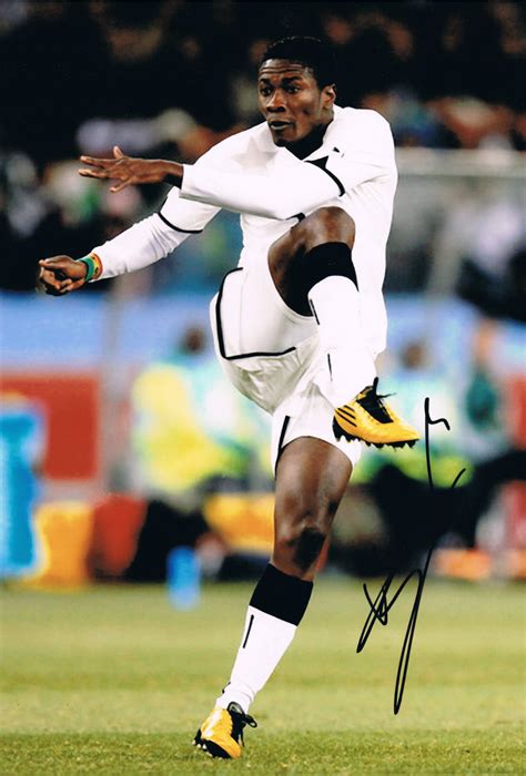 Signed Asamoah Gyan Ghana Photo - Its Signed Memorabilia