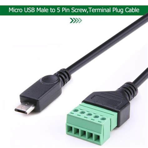 Adaptador Usb Tipo C Macho A Clemas Borne Terminal Conector