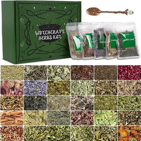 Witchcraft Supplies Herbs Kit For Witch Beginners Wf Shopping