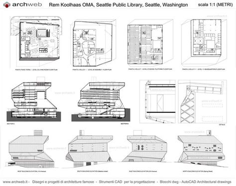 Seattle Central Library Dwg Seattle Central Library Public Library