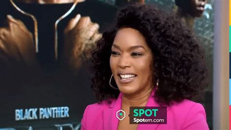 Moschino Lace Up Double Breasted Crepe Blazer Worn By Angela Bassett As Seen In Good Morning