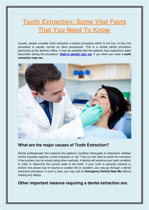 Ppt Tooth Extraction Some Vital Facts That You Need To Know 1 Powerpoint Presentation Id