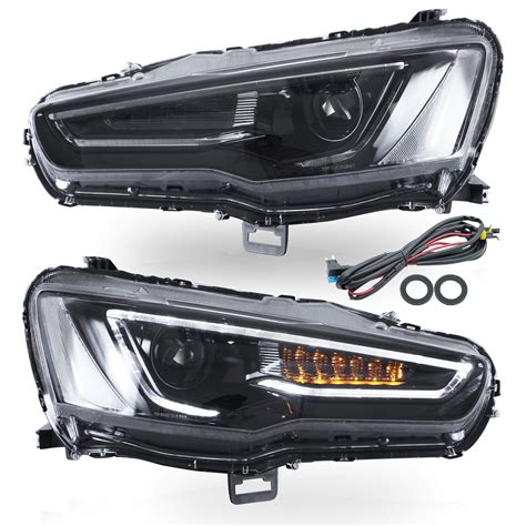 Buy VLAND Headlight Assembly Fit For Mitsubishi Lancer 2008 2009 2010