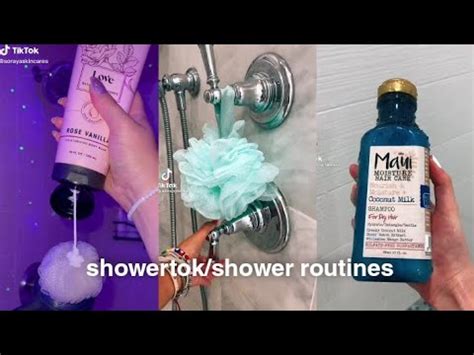 Aesthetic Shower Routines Showertok Bliss Of Tiktok Compilations