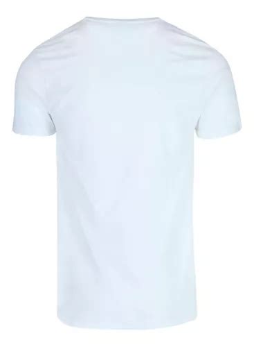 Playera Caballero Manga Corta Blanca Algod N Yazbek En Venta En