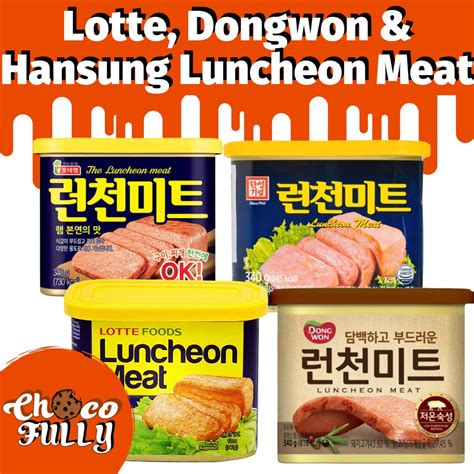 Lotte Dongwon Hansung Luncheon Meat G Shopee Philippines