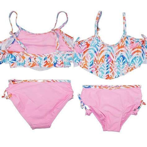 Xoxo Swim Xoxo Girls Twopiece Bikini Swimsuit Poshmark
