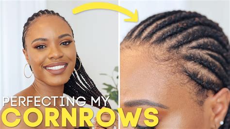 How To Cornrow Natural Hair With Extensions Detailed Routine For 4c