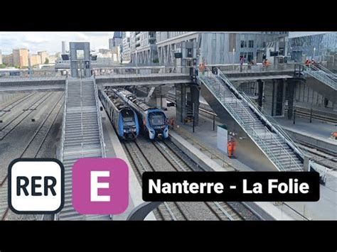 Rer E Les Essais Du Prolongement Du Rer E La Gare De Nanterre La