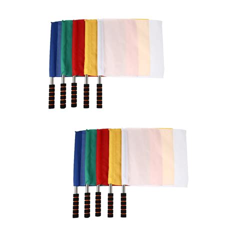 Pack Referee Flag Commanding Flags Racing Portable Football Banner