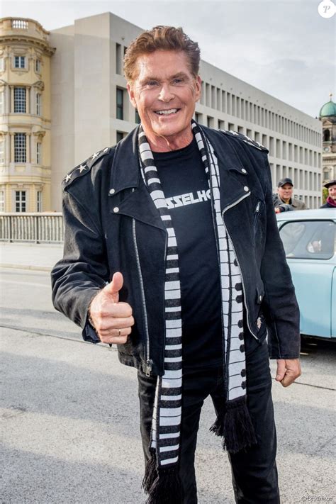 David Hasselhoff Lors Des 30 Ans De La Réunification Allemande à Berlin