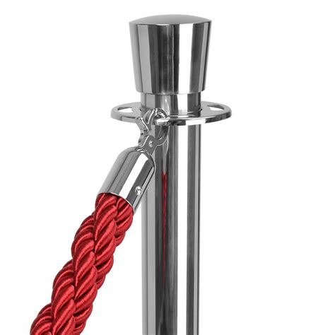 Red Rope Stanchion Set ¦ Slimline Warehouse