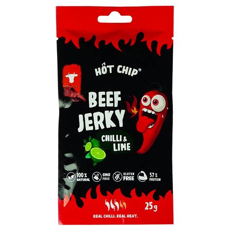 Hot Chip Beef Jerky Chilli Lime G Kaufen