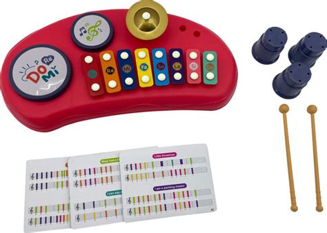 Детский ксилофон Runjia, красный, для детей от 1,5 лет, 190821 - купить ...