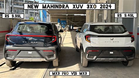 New Mahindra Xuv3xo 2024 ️ Xuv 3xo Mx3 Pro Vs Mx3 Rs 50000 Price