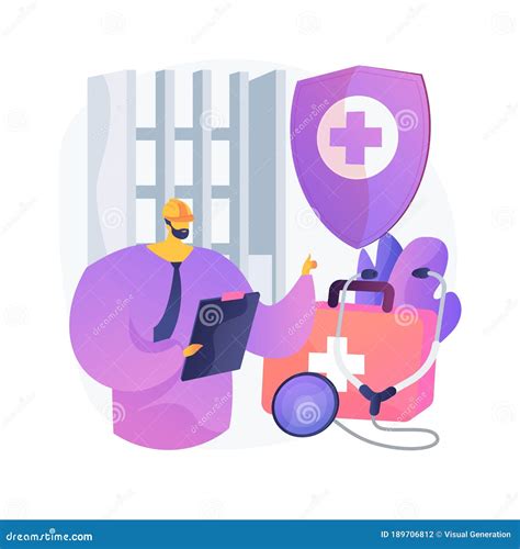 Occupational Health Abstract Concept Vector Illustration Stock Vector