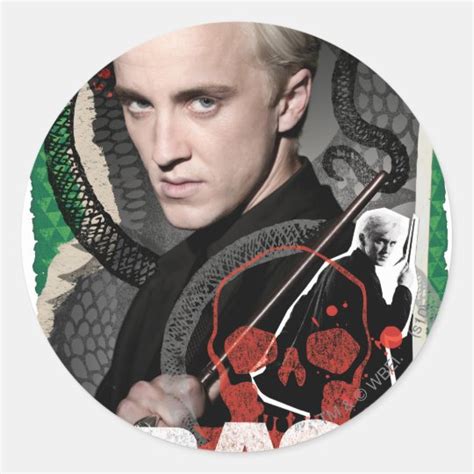 Draco Malfoy 6 Classic Round Sticker