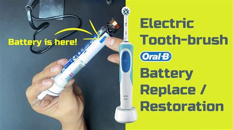 Oral B Braun Electric Toothbrush Battery Replacement And Restoration