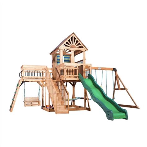 Woodridge Elite Wooden Swing Set Backyard Discovery Artofit