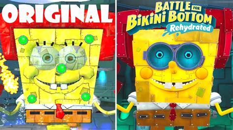 Spongebob Squarepants Battle For Bikini Bottom Final Boss Comparison