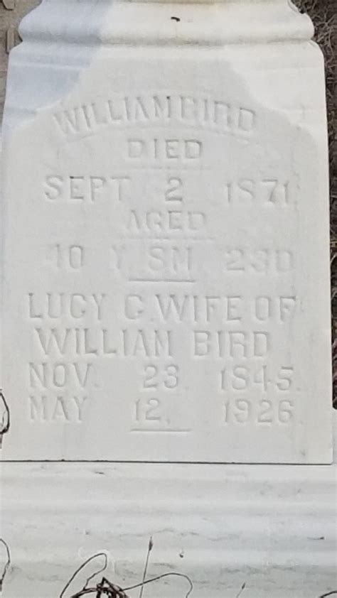 William Bird 1830 1871 Find A Grave Memorial