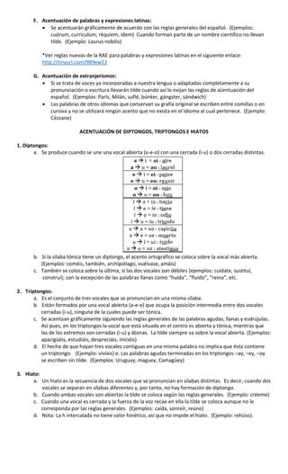 Reglas De Acentuaci N Pdf