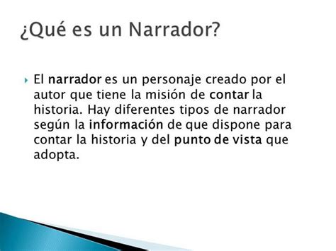 Tipos De Narrador Diferencias Caracter Sticas Y C Mo Se Usan Cuadro